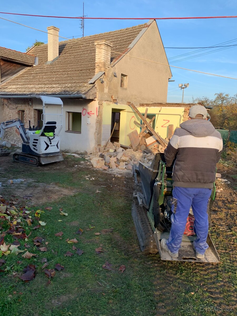 Výkopové a Bourací práce ručně či minibagrem. - 4