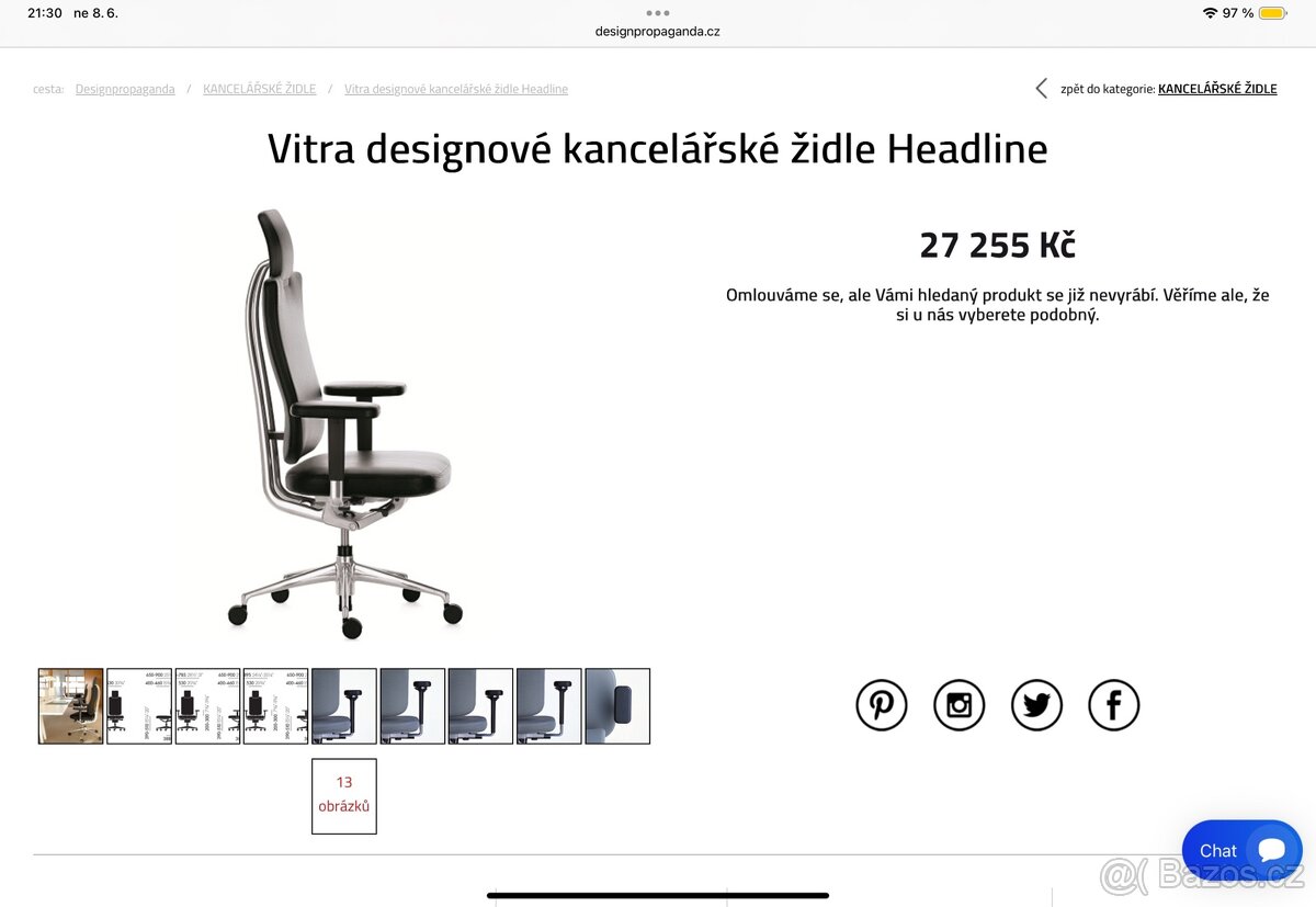 Kancelářská židle Vitra Headline - 4