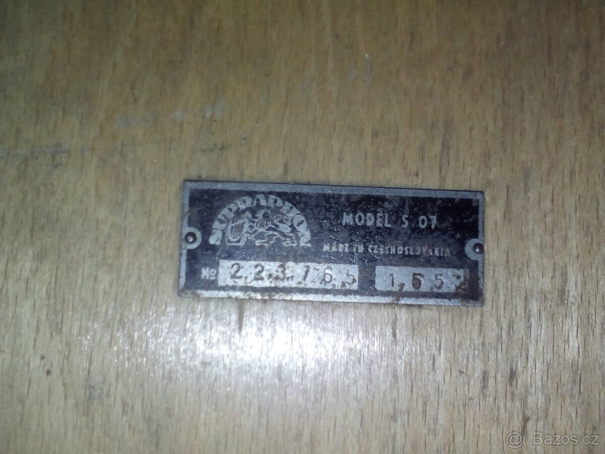 gramofon Supraphon S07 - 4