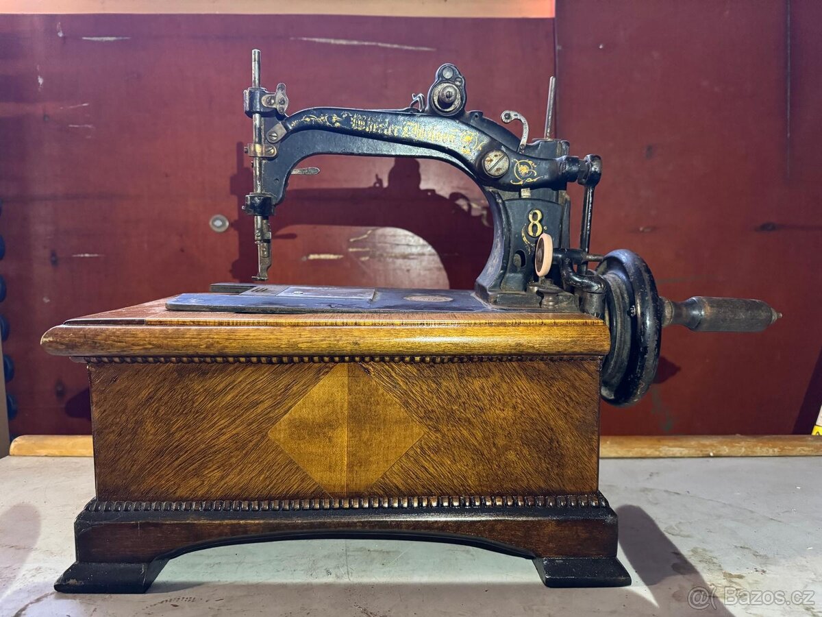 Sběratelský šicí stroj Wheeler wilson New York - 4