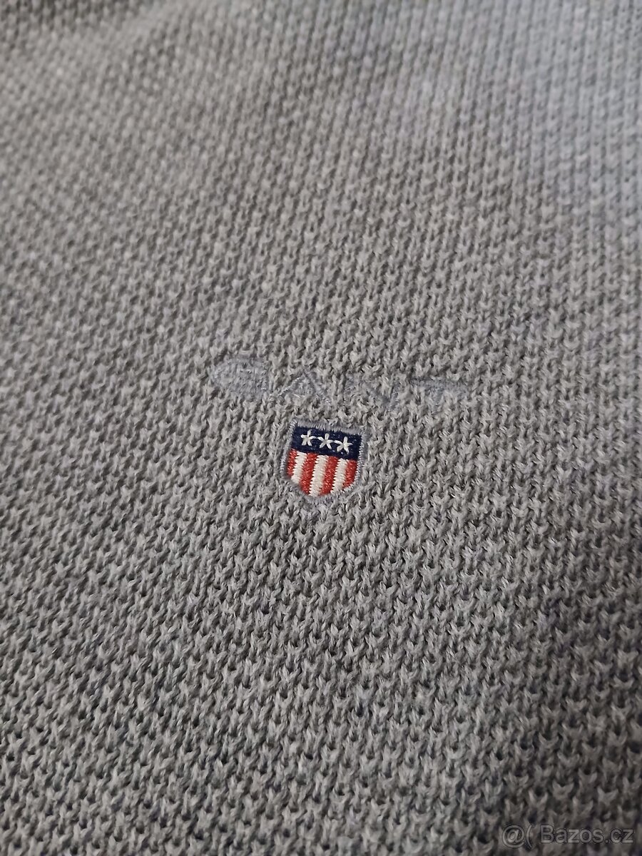Pánský lehký svetr Gant vel. M - L - 4