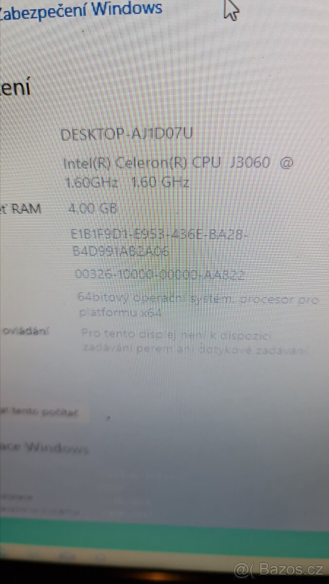 Aio Lenovo Celeron 1,6GHz 4GB 120SSD - 4