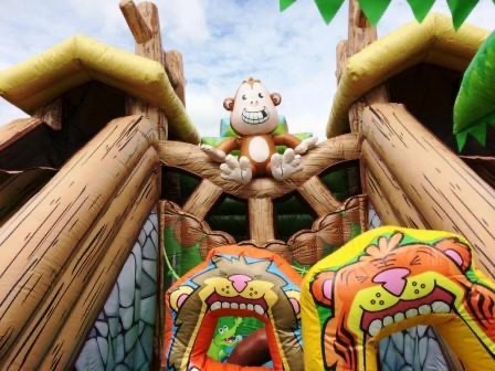 Nafukovací atrakce Opičí dráha - 4