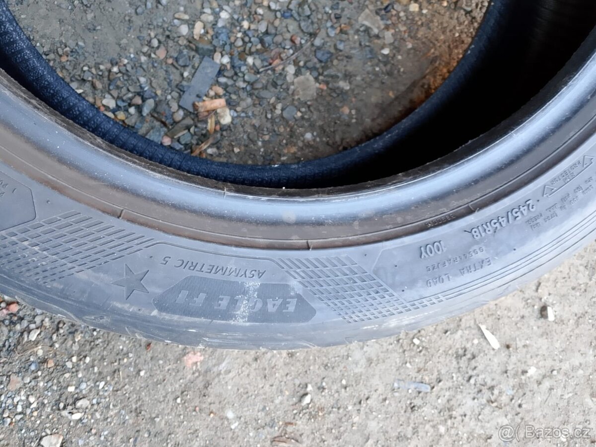 245/45/18 100y Goodyear - letní pneu 4ks - 4