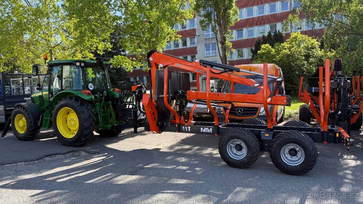 Vyvažecí vlek vyvažečka, vývozka MTM 10T Ruka 6.6m - 4