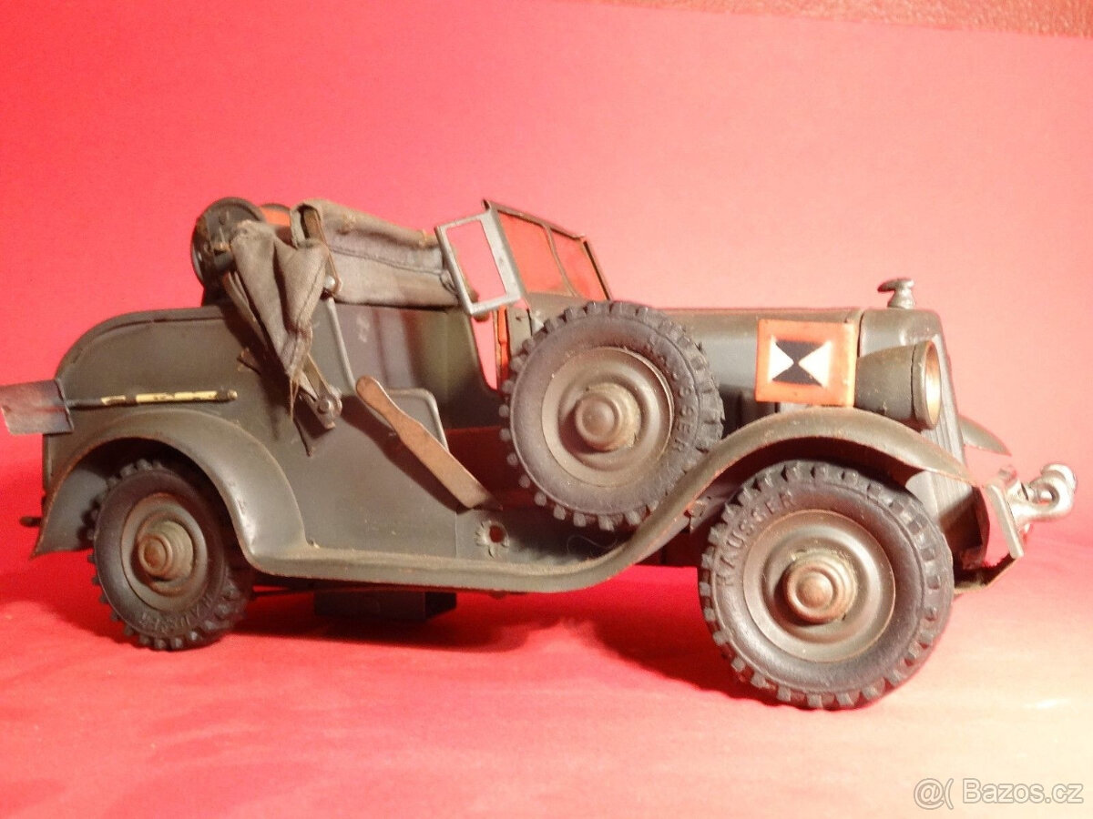 Hausser Elastolin Telefon Kübelwagen měřítko 7,5 cm - 4