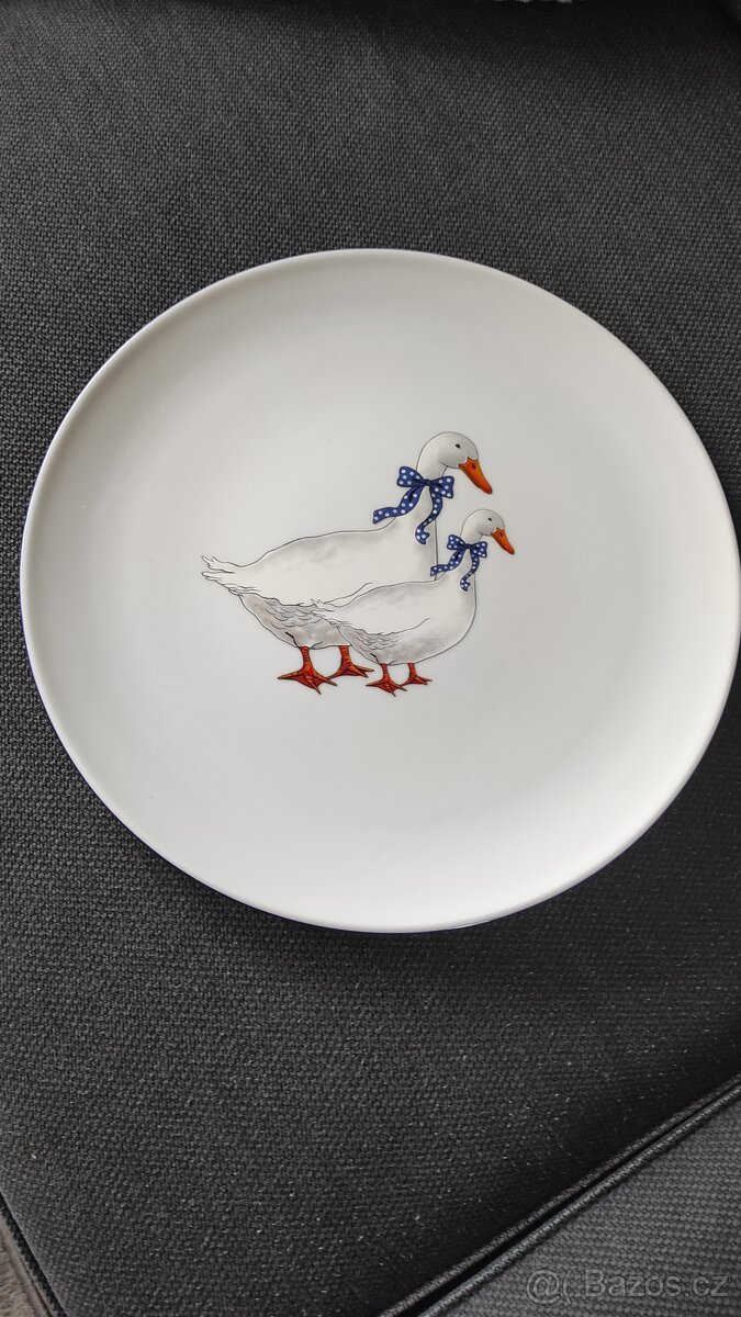 Velký talíř vzor husy - 4