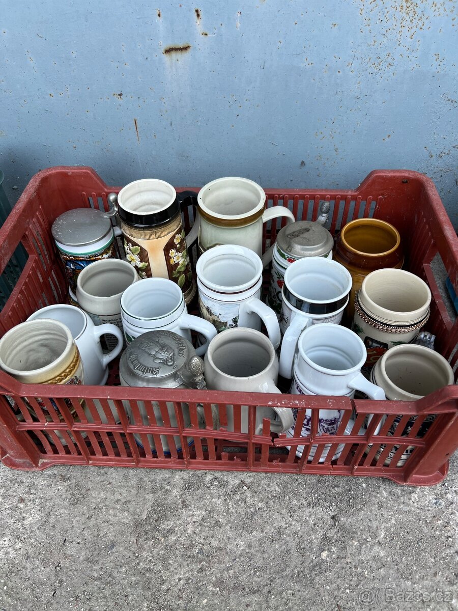 Keramické půllitry- korbely - 4