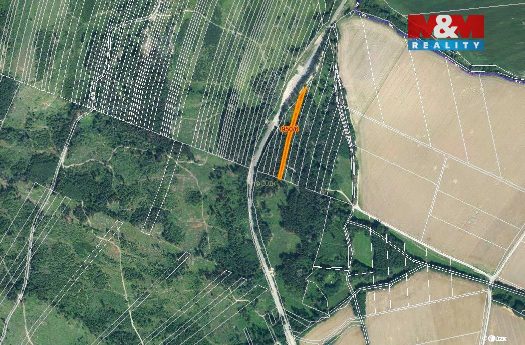 Prodej lesa, 5346 m², Nová Hradečná - 4