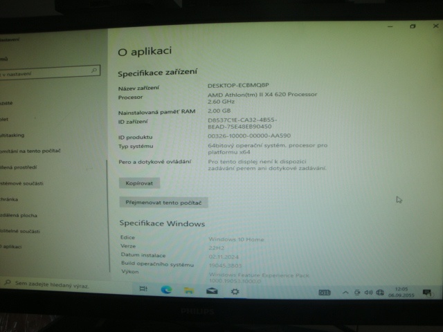 Staré PC, intel core i5, Athlon II - 4