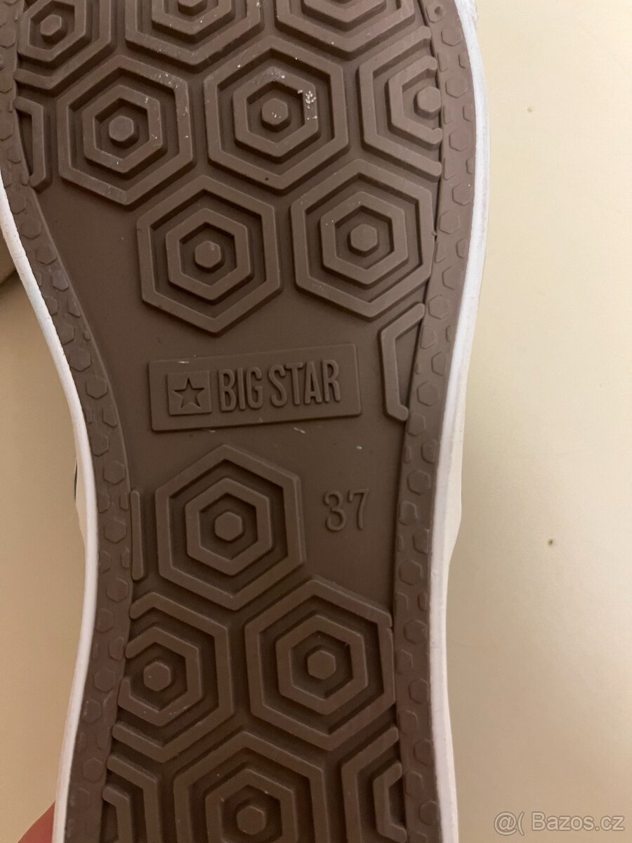 Prodám modré mokasíny Big Star vel. 37 - 4