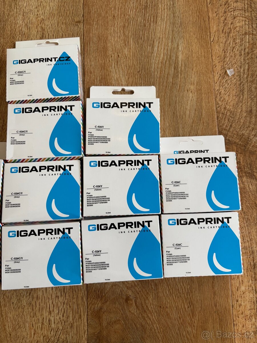 Canon Pixma - nove naplne Gigaprint - 4