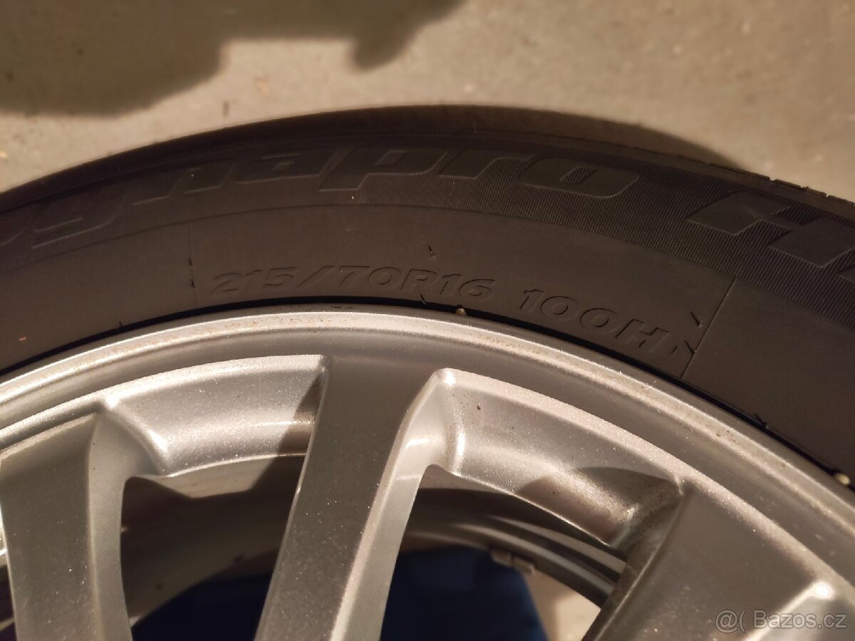 LETNÍ PNEUMATIKY HANKOOK + DISK (ORIGINÁL MITSUBISHI) - 4