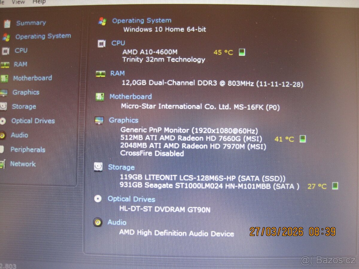 Herni MSI GX 60-3CC - 4
