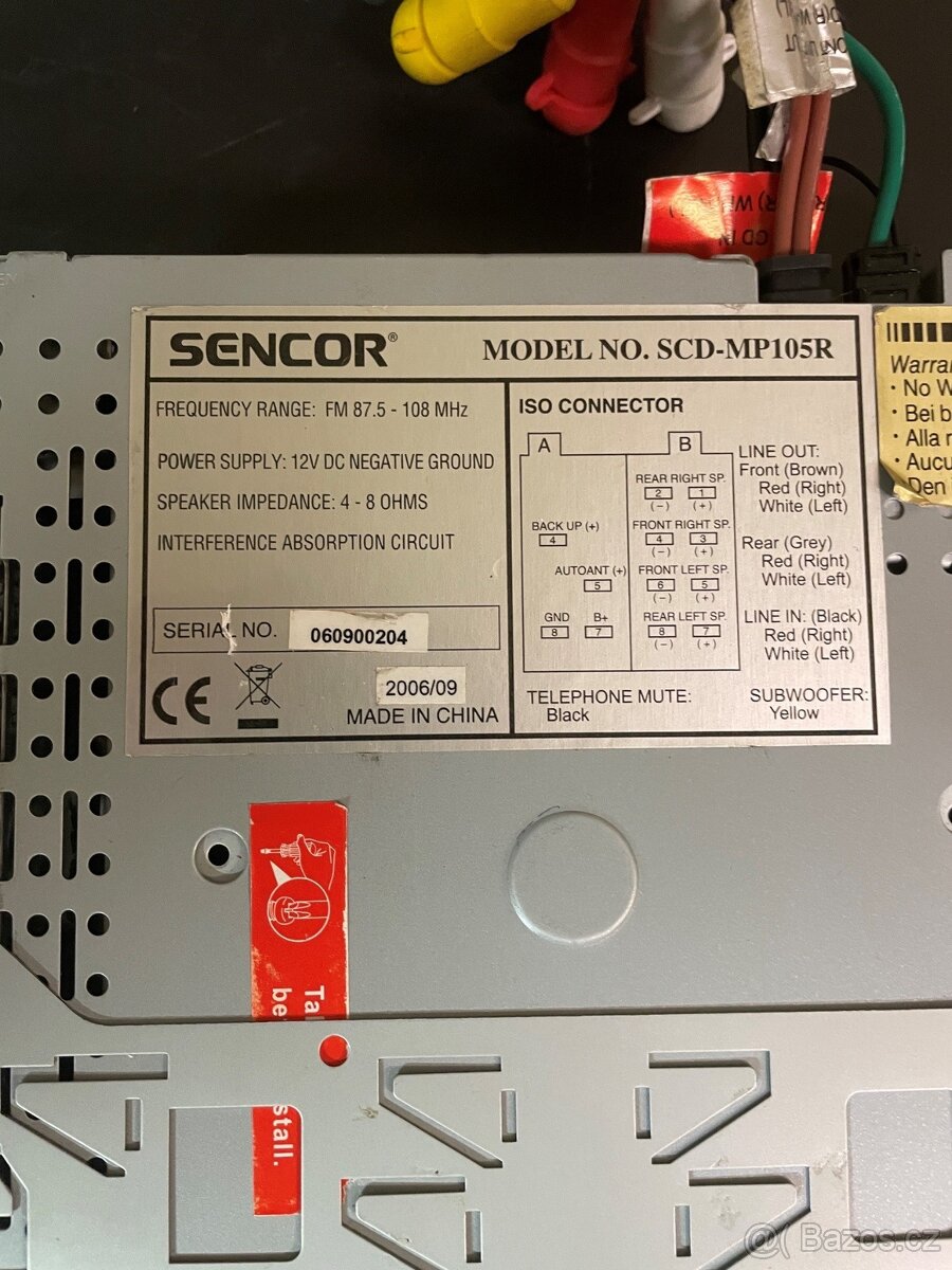 Autorádio Sencor SCD-MP105R - 4