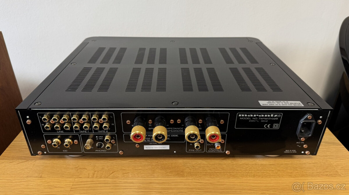 Marantz PM-17 MKII - integrovaný zesilovač, Phono MM/MC - 4