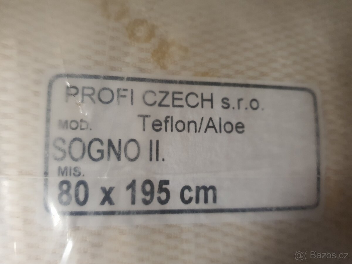 VYHŘÍVANÁ kvalitní VYSOKÁ matrace 80x195 - 4