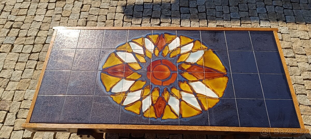 Vintage konferenční stůl design Jullite Belarti - 4