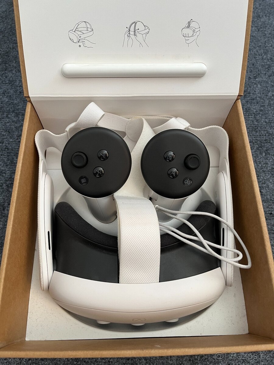 VR brýle Meta Quest 3 128 GB + BoboVR čelenka s baterií - 4