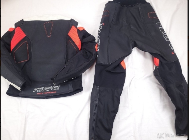 Kombinéza Firefox SP Racing, kůže/textil-zánovní - 4