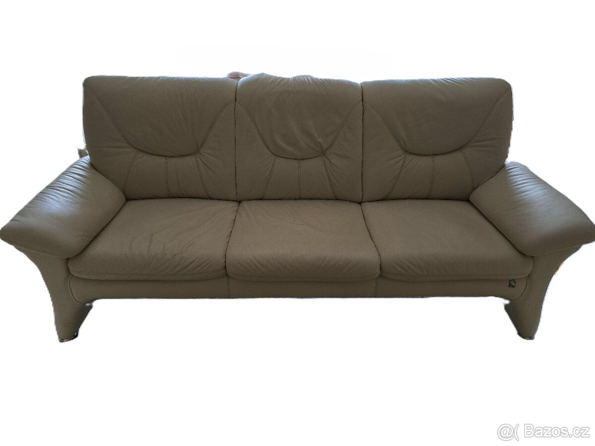 Kožená sedačka z pravé kůže - 4