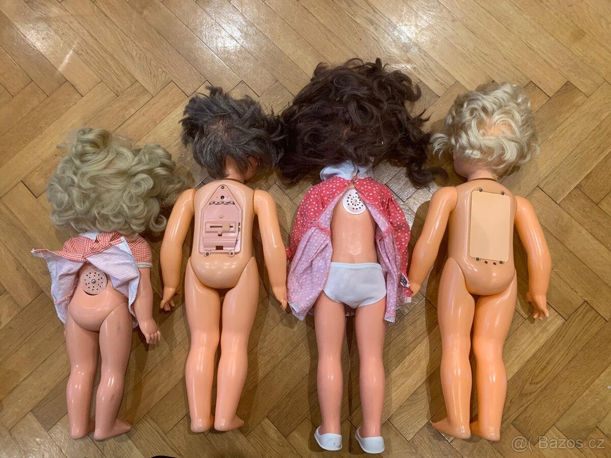 Retro staré panenky , chodičky - 4