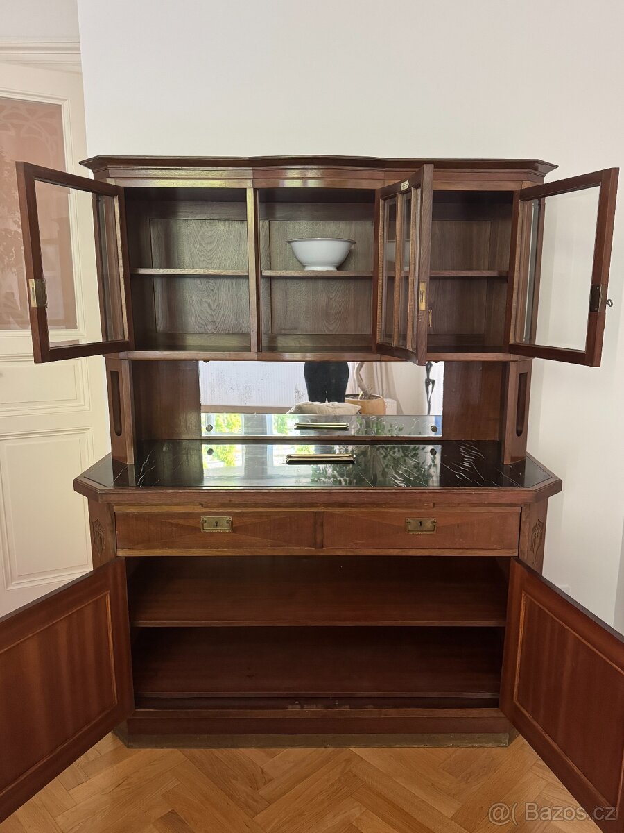 Secesní knihovna s mramorem - 4