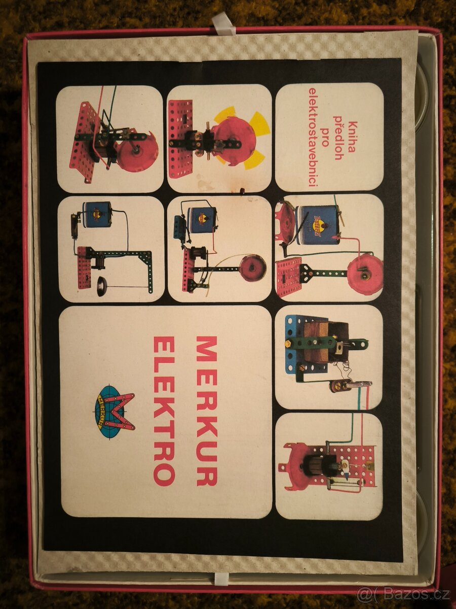 Původní stavebnice Merkur elektro - 4