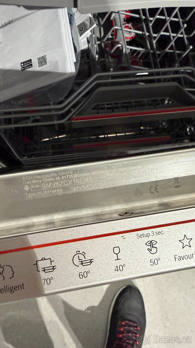 nová myčka BOSCH SMV6ZCX16E - 4