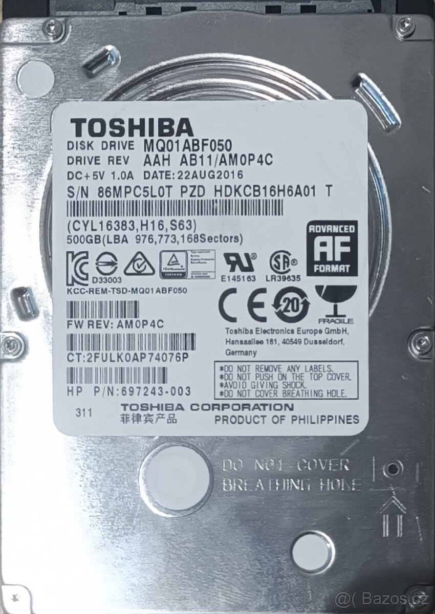 HardDisky 500GB - 4