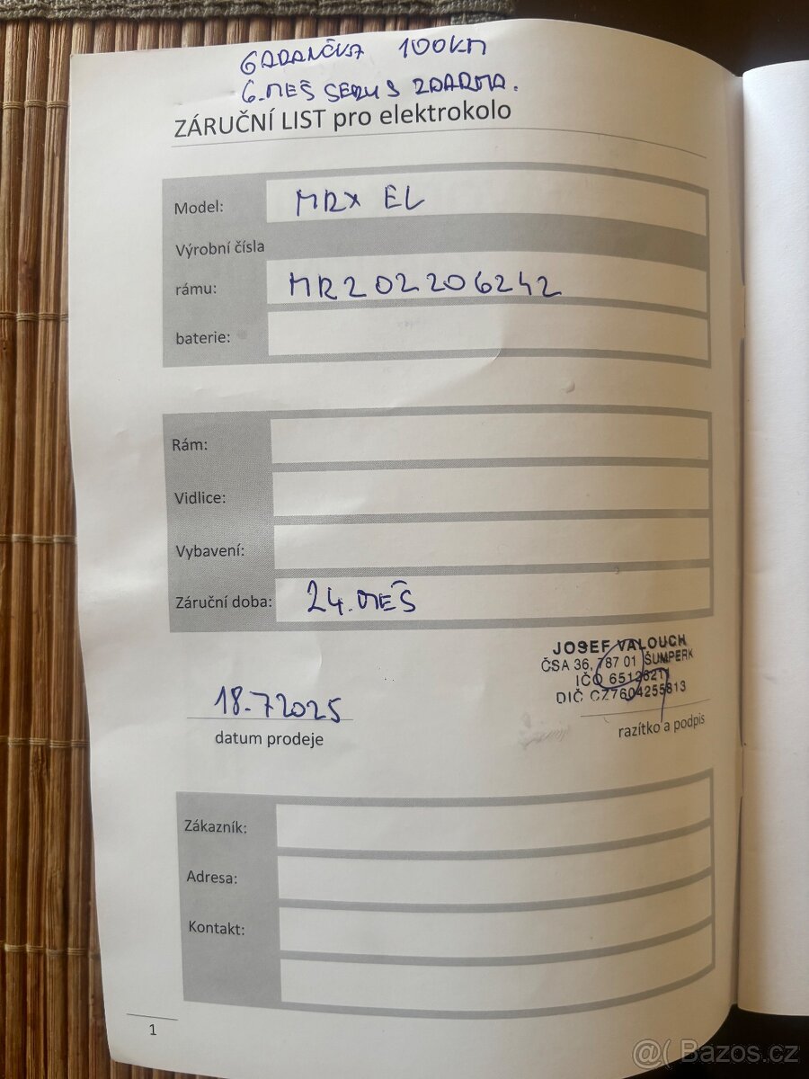Elektrokolo mrx - 4