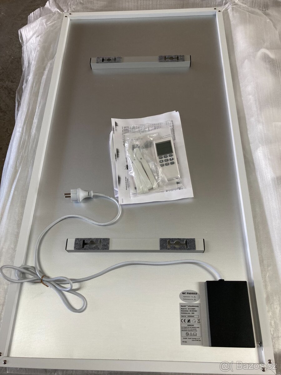Stropní topný infrapanel 550W s termostatem+ovladač - 4