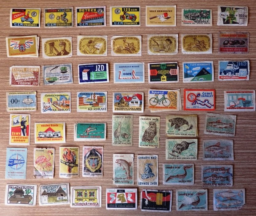 Zápalkové nálepky - 4