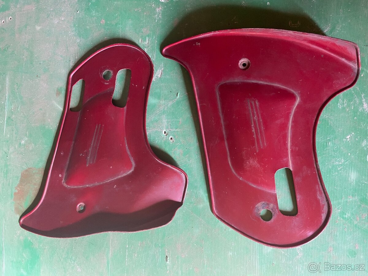 Krycí plechy motoru JAWA kývačka, panelka.... - 4