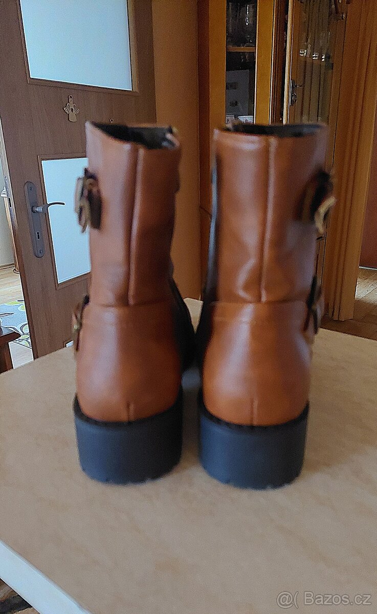 Nové hnědé boty č.36 - 4