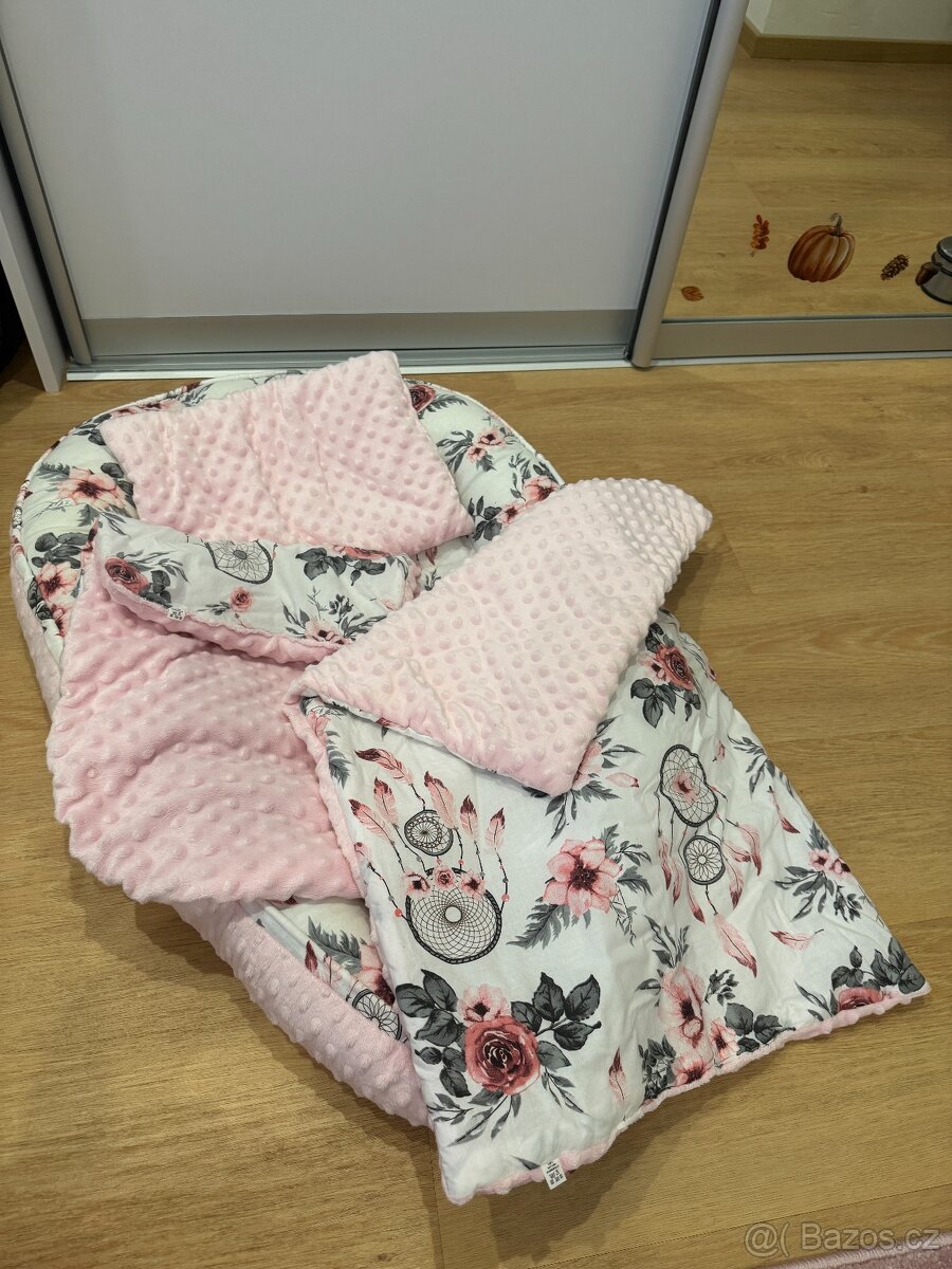 Sada pro miminko - set hnízdečko, zavinovačka ... - 4