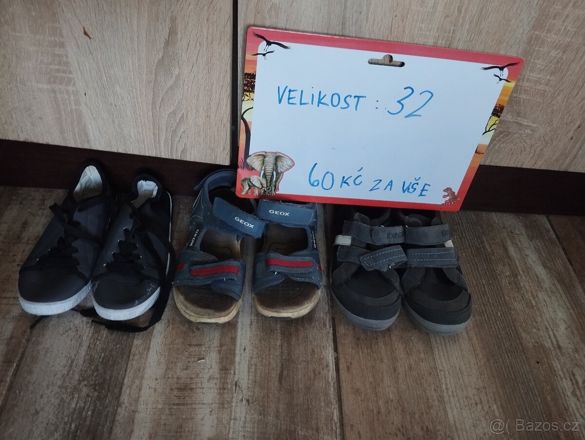 Boty kluk velikost 31,32,33 ,34 a brusle 24-31 a 29-32a - 4