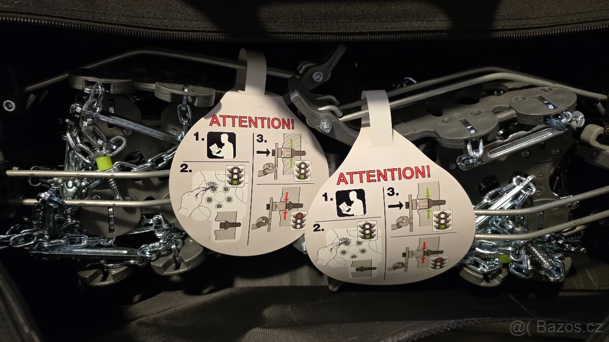 Prodám TOP značkové sněhové řetězy THULE K22 SUMMIT - 4