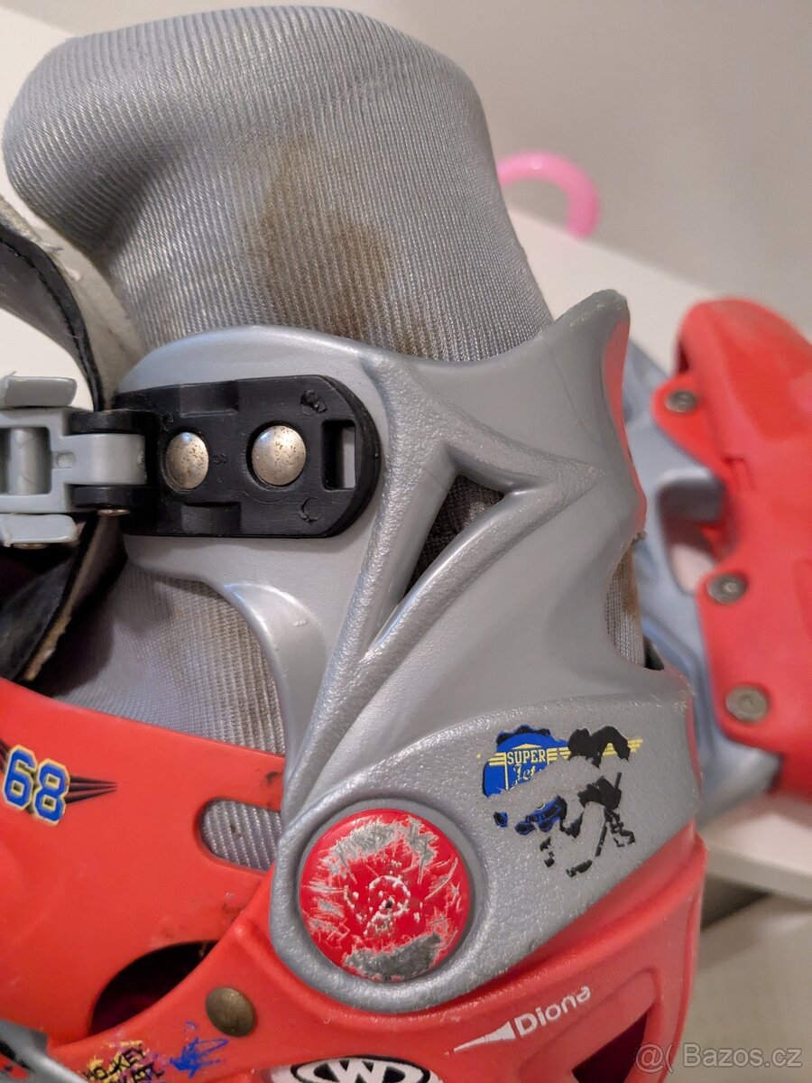 Detske rostouci brusle 2v1 (ledove/inline) vel. 29-32 - 4