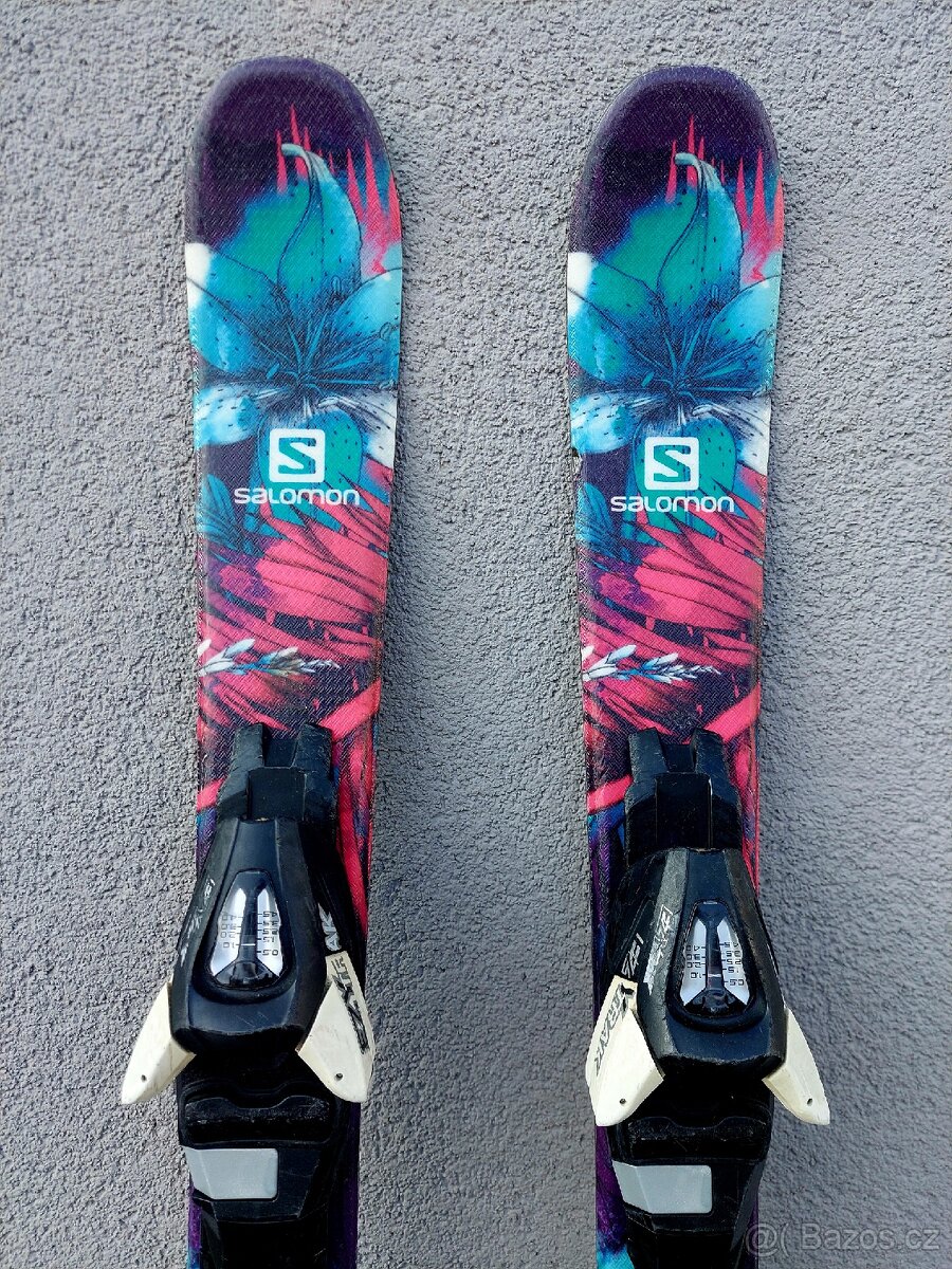 Dětské lyže SALOMON LUX, 80 cm + lyžáky - 4