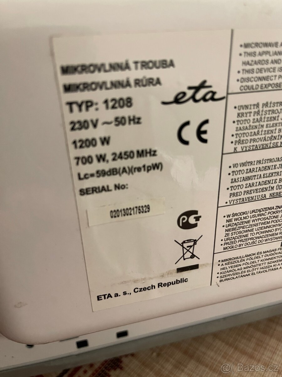mikrovlnka ETA - 4
