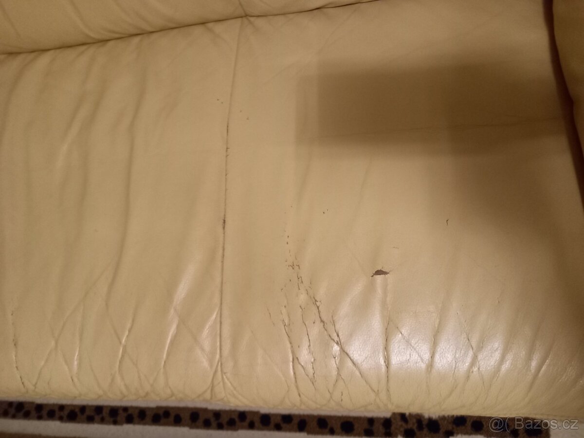 Kožená sedací souprava 3+2+1 - 4