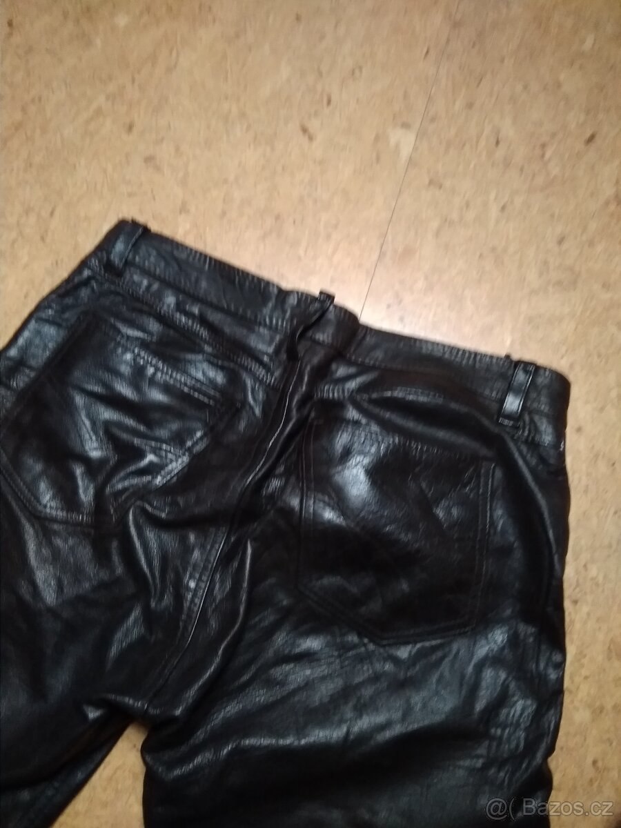 Kožené kalhoty zn.RABERG - 4