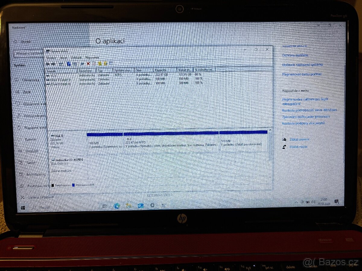 HP Pavilion G6 – 15,6” / AMD A8 / 6GB RAM / Windows 10 - 4