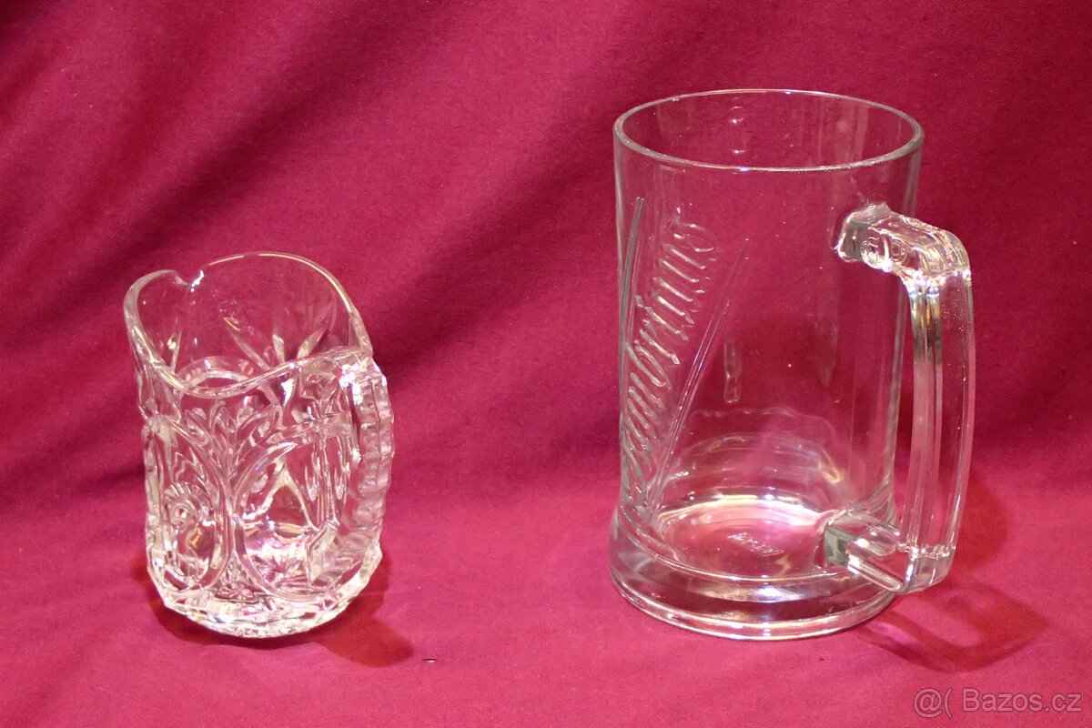 Půllitr Gambrinus + skleněná konévka - 4