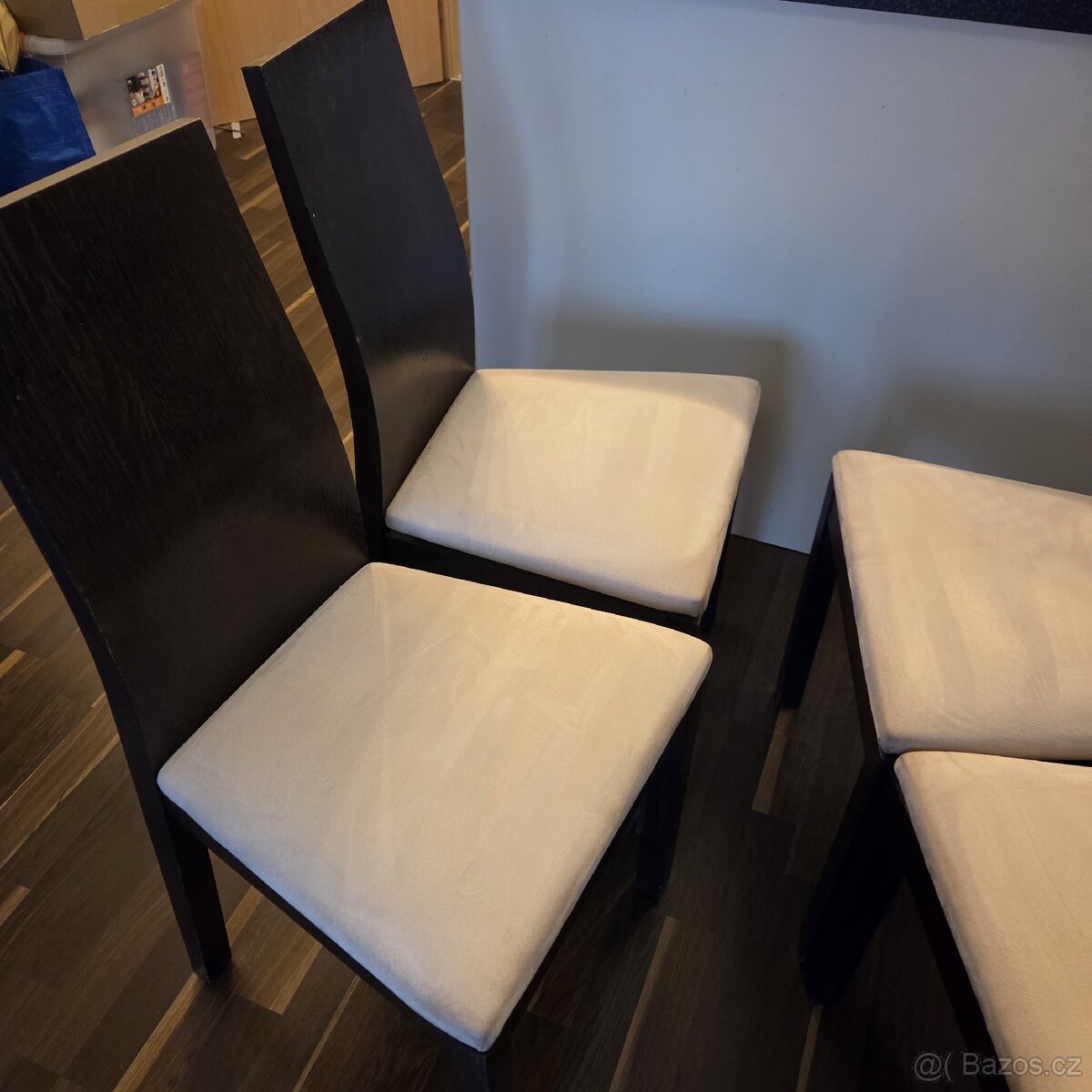 Jídelní židle sada 4 ks , barva wenge - 4