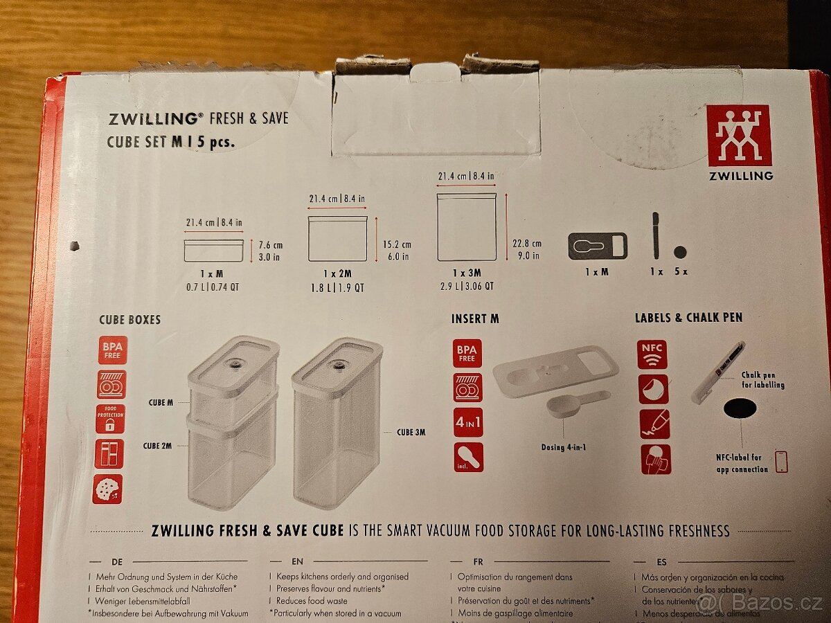 Zwilling sada vakuových dóz Fresh & Save - 4