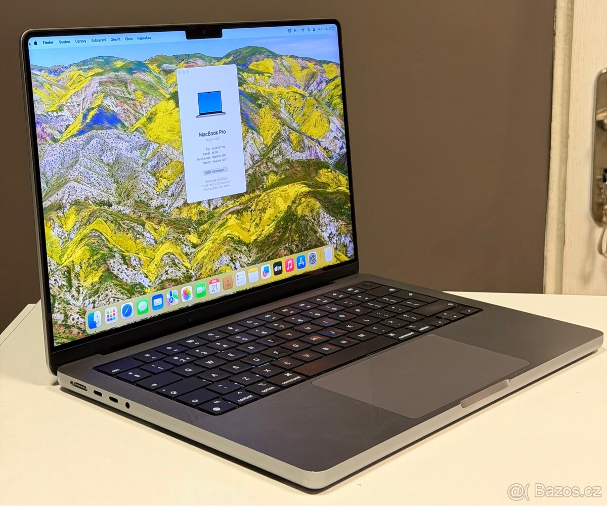 MacBook Pro 14” CTO 2021/16GB RAM/M1 Pro/1TB SSD DISK/Záruka - 4