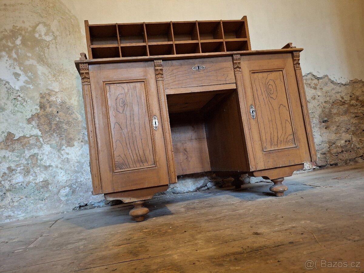 Starožitný psací stůl - 4