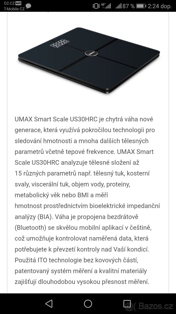 Umax osobní váha - 4